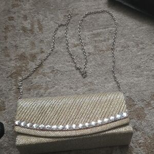 Elegant Gold Clutch Bag